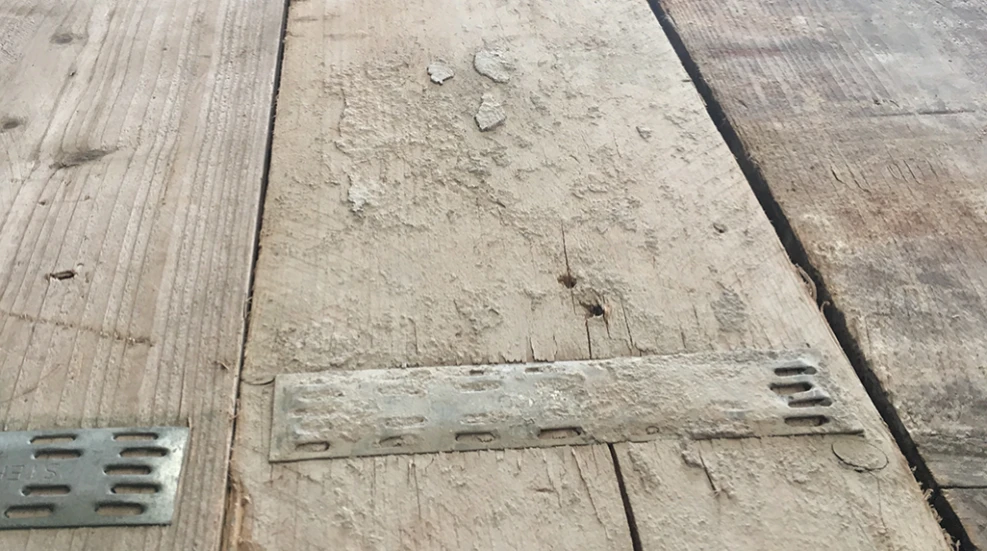 Gebruikt Steigerhout brut