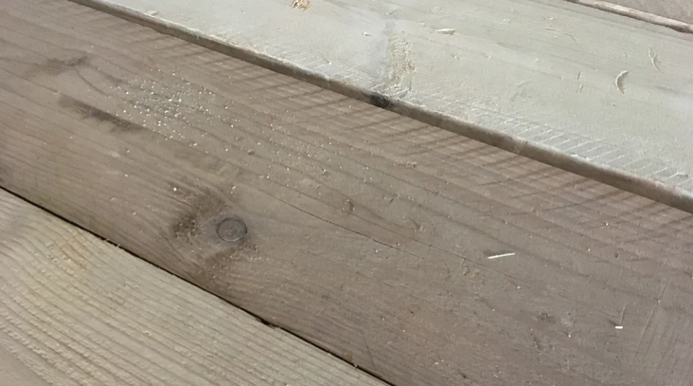 Gebruikt Steigerhout geschuurd