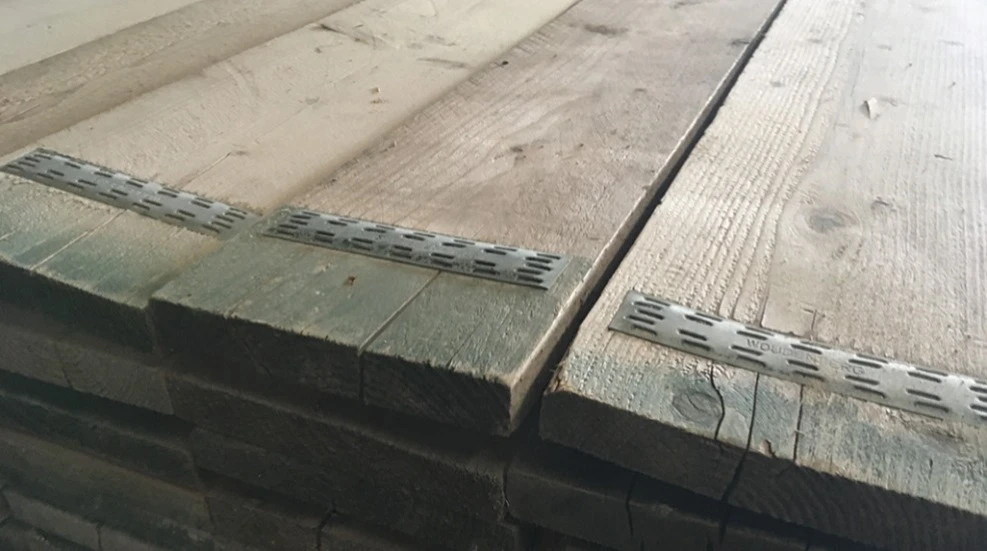 Gebruikt Steigerhout geschuurd